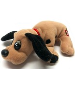 POUND PUPPIES 7&quot; Vintage Light Brown with Long Dark Brown Ears Plush Figure - £15.50 GBP