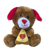 Hug &amp; Luv Pizza Pup Dog Puppy &quot;U Have a Pizza My Heart&quot; 10&quot; Plush Stuffe... - $12.86