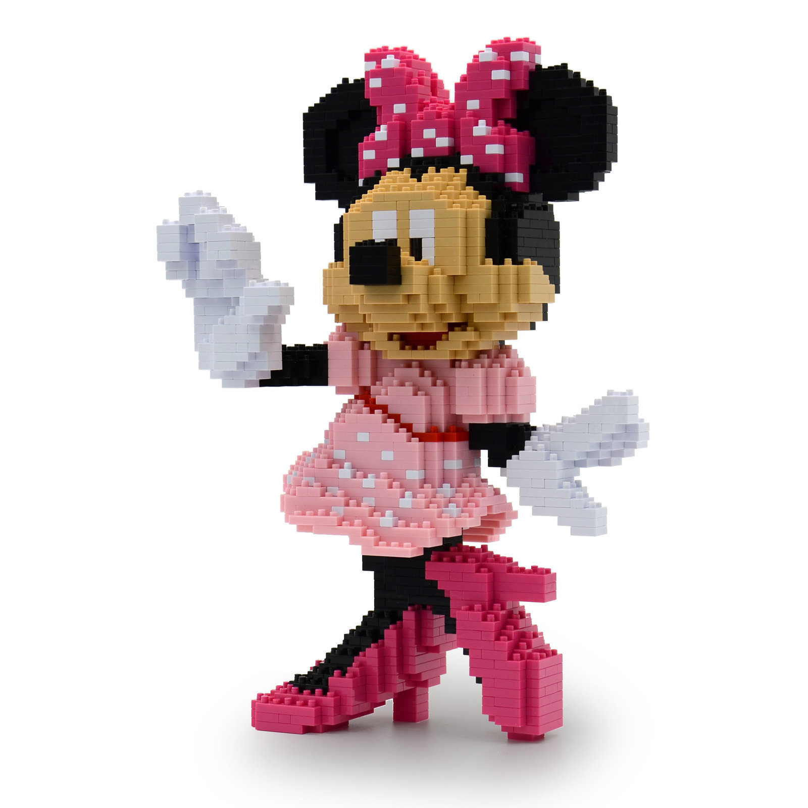 Minnie Mouse (Disney Classic) Brick Sculpture (JEKCA Lego Brick) DIY Kit