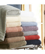 Peacock Alley Hudson Stripe Ribbed Cotton Towels - £7.03 GBP+