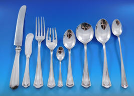 Stuart by Whiting Sterling Silver Flatware Set 12 Service 116 pcs Dinner Rare - £6,643.92 GBP