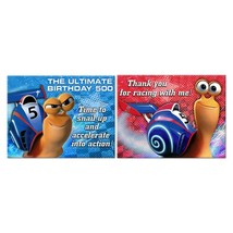 Turbo Racing League Birthday Party Invitations Thank You Post Cards 8 Count - £3.88 GBP