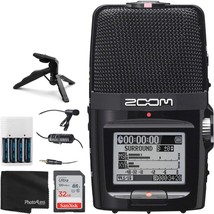 Zoom H2N 2-Input / 4-Track Portable Handy Recorder With, Top Value Bundle - £161.08 GBP