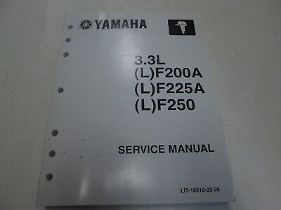 Primary image for 2011 2012 2012 2014 Yamaha 3.3L (L)F200A (L)F225A (L)F250 Service Shop Manual