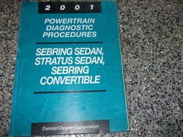 2001 Chrysler Sebring &amp; Stratus Powertrain Diagnostic Procedures Service Manual - £9.42 GBP