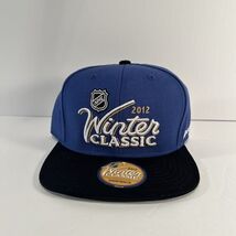 Reebok NHL 2012 Winter Classic Snapback Hat Blue Black Cap NWT OSFA - $8.75