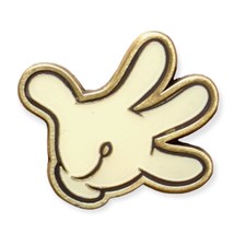 Mickey Mouse Disney Pin: Open Glove (m) - $8.90