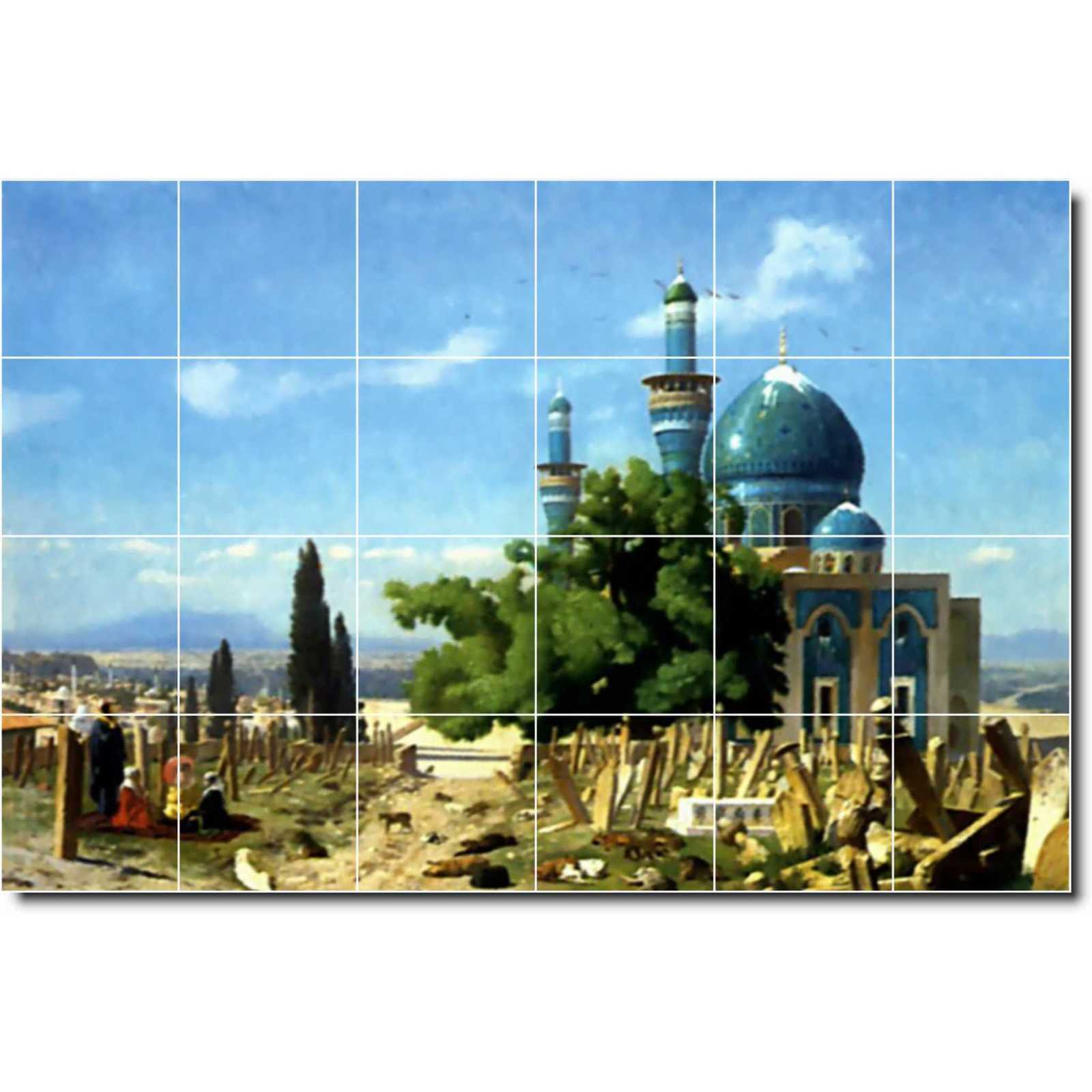 Gerome jean the field of rest cemetary of the green mosque