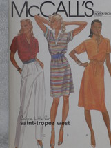 McCall&#39;s Pattern 7526 Misses&#39; Pullover Dress, Top &amp; Pants Size 12 Uncut 1980&#39;s - £6.21 GBP