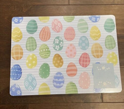 Set of 4 Easter Eggs Colorful cork Placemats New 16”x12” - £25.87 GBP