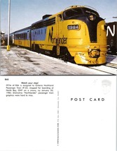 Train Railroad FP7M #1984 Ontario Northland Passenger Train #122 Postcard - £6.62 GBP