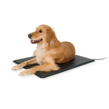 Large Dog Heating Pad Pet Bed Mat Indoor Outdoor Kennel Soft Warm Fleece Cover - £125.85 GBP