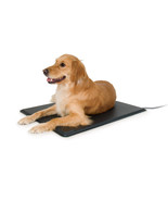 Large Dog Heating Pad Pet Bed Mat Indoor Outdoor Kennel Soft Warm Fleece... - £123.63 GBP