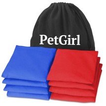 PetGirl Cornhole Bags Eight Premium Weather Duckcloth Cornhole Bean Bags - £18.48 GBP