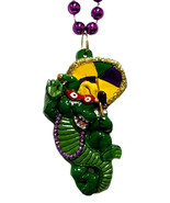 Alligator Umbrella Gator Second line New Orleans Mardi Gras Bead Necklace - £3.88 GBP