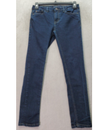 Lucky Brand Jeans Girls Sz 10 Blue Dark Wash Denim Cotton Pockets Zoe Sk... - $23.03