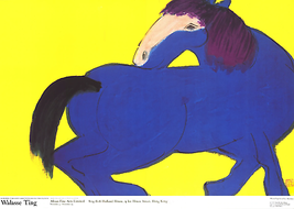 WALASSE TING Blue Horse, 1990 - £194.69 GBP