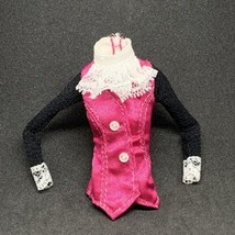 Monster High Doll Draculaura First 1st Wave Long Sleeve Shirt Top Pink B... - £15.56 GBP
