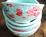 Four (4) Pioneer Woman ~ Multicolored ~ Floral ~ Stoneware ~ 3.12&quot; Dip B... - $22.44