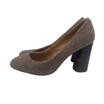 Coach Ophelia Heels Pumps Croco Gray Brown Fabric Womens 10 - £34.08 GBP