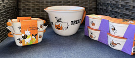 Winnie Pooh Tigger Eeyore HALLOWEEN Batter Bowl 2 Mini Loaf Pans 4 Ramekins New - £71.39 GBP