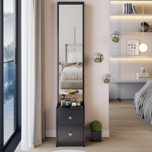 Stylish Full Body Dressing Mirror Cabinet with Storage (63&quot;) - $2,907.55 MXN