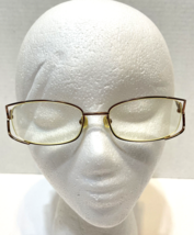 Splendor Womens Wire Eyeglass Frames Ornate Rhinestones Gold SP703 52 18 - £22.28 GBP