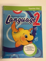 A Beka Language 2 Seatwork Text Teacher Key 3rd Edition 1996 Grammar Wri... - $3.75