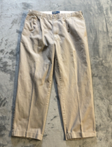 Polo Ralph Lauren Hammond Pants Men's 36 x 28 (Tag 38x30) Pleated Chino Vintage - $16.69