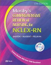 Mosby&#39;s Comprehensive Review of Nursing for NCLEX-RN (Book with CD-ROM f... - $15.00