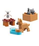 NEW City Lego Teddy Bear, Cat &amp; Dog Lego Figures - $12.56