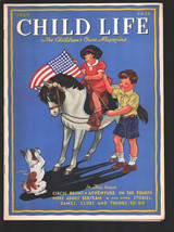 Child Life 7/1938-Electra Papadopoulos Halloween cover-Adventure stories-movi... - £38.30 GBP