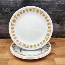 Corelle Corning Butterfly Gold Set of 4 Salad Plate 8 1/2&quot; (21cm) Floral... - £18.57 GBP