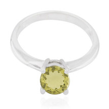 Bague en argent sterling 925 avec quartz citronné Bijoux naturels pour... - £12.14 GBP