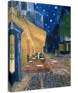 Cafe Terrace at Night Modern Stretched and Framed Giclee Canvas Prints V... - £26.37 GBP
