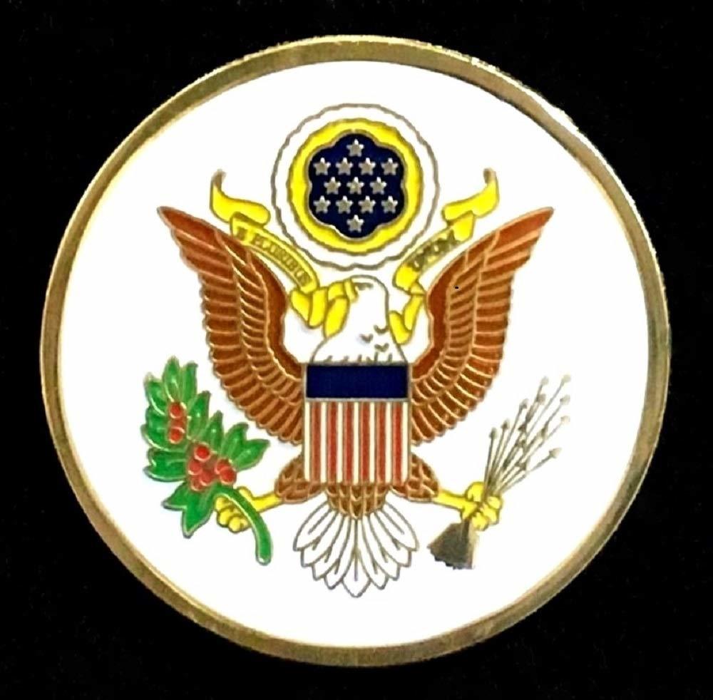 The Great Seal of The United States Lapel Pin - Round 1 1/8&quot; Diameter Di... - $7.95