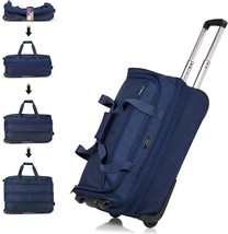 Hanke 20 Inch Expandable Carry On Luggage Suitcases with Wheels Foldable Duff... - £82.77 GBP