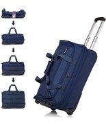 Hanke 20 Inch Expandable Carry On Luggage Suitcases with Wheels Foldable Duff... - £82.58 GBP