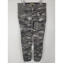 Democracy Jeans 6 Womens Camouflage Mid Rise Zipper Pocket Straight Leg AB Tech - £19.45 GBP