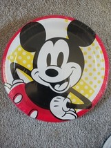 Mickey Mouse Retro Dinner Paper Plates (8) ~ Birthday Party Supplies Disney - £3.16 GBP