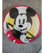 MICKEY MOUSE Retro dinner PAPER PLATES (8) ~ Birthday Party Supplies  Di... - $3.96