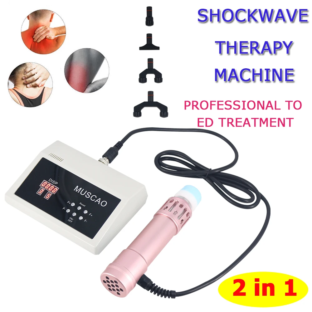 Ropractic gun 2 in 1 ed massager shockwave therapy machine trochanteric tendonitis pain thumb200