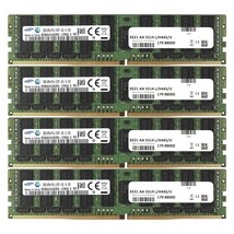 DDR4 2133MHz LRDIMM 128GB Kit 4x 32GB HP Apollo 4500 4200 753225-B21 Mem... - £124.71 GBP