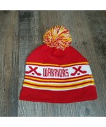Red White Yellow Warriors Hockey Club Sock Cap One Of A Kind Proof Hat - £11.69 GBP