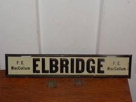 Vintage Elbridge F. E. MacCallum Embossed Tin Sign - $1,014.94 MXN