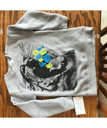 Gently Used Boys Hanes Fresh IQ Grey Crew Sweatshirt Youth Medium YM #Feed Me - $9.49