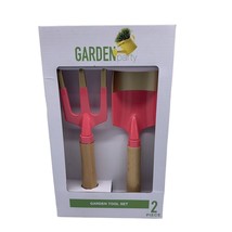Kids Garden Tool Set With Rake &amp; Shovel Pretend Outdoor Adventure Play b... - £11.90 GBP