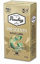 Paulig Presidentti Gold Label ground Coffee 8 Packs of 500g - $136.22