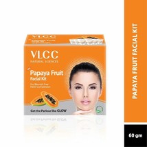 VLCC Papaya Fruit Single Facial Kit For Blemish Free Faire Complexion, 60gm - £12.31 GBP
