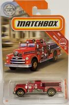 Matchbox 2019 MBX Rescue 14/20 - Seagrave Fire Engine - £10.16 GBP